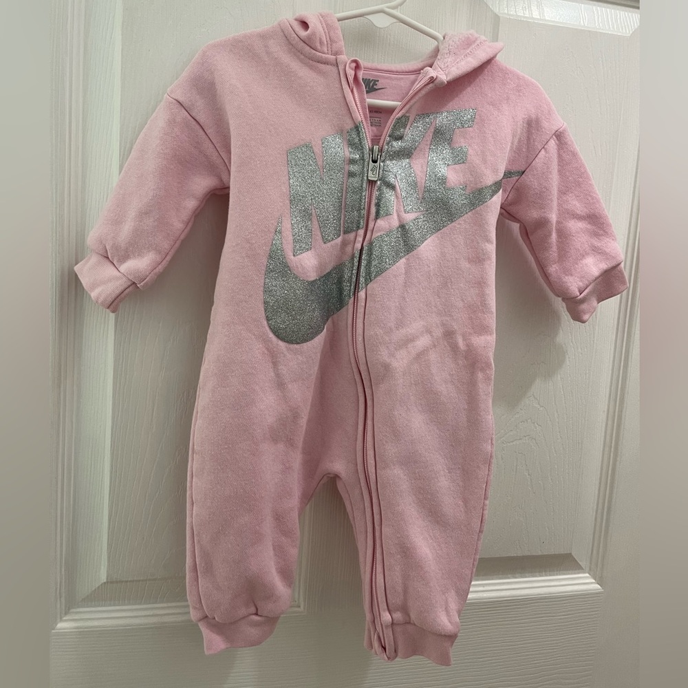 Nike Baby Girls Full-zip Coveralls 6M